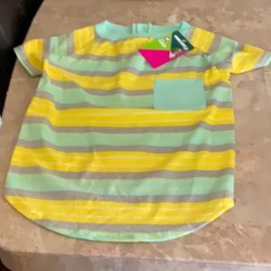 Striped Tee Shirt M For Dog